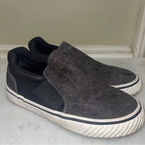 Zara Kids Shoes Leather Slip On Loafers Boys Dress Shoes Sz 11/12